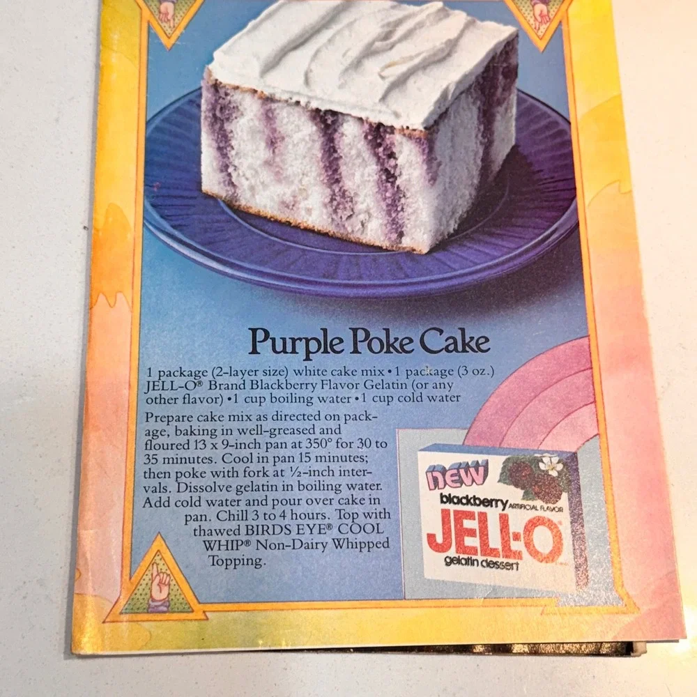 1970s Vintage JELL-O Recipe Book Lot of 3 Pudding Gelatin Joy‎ Paperback Set